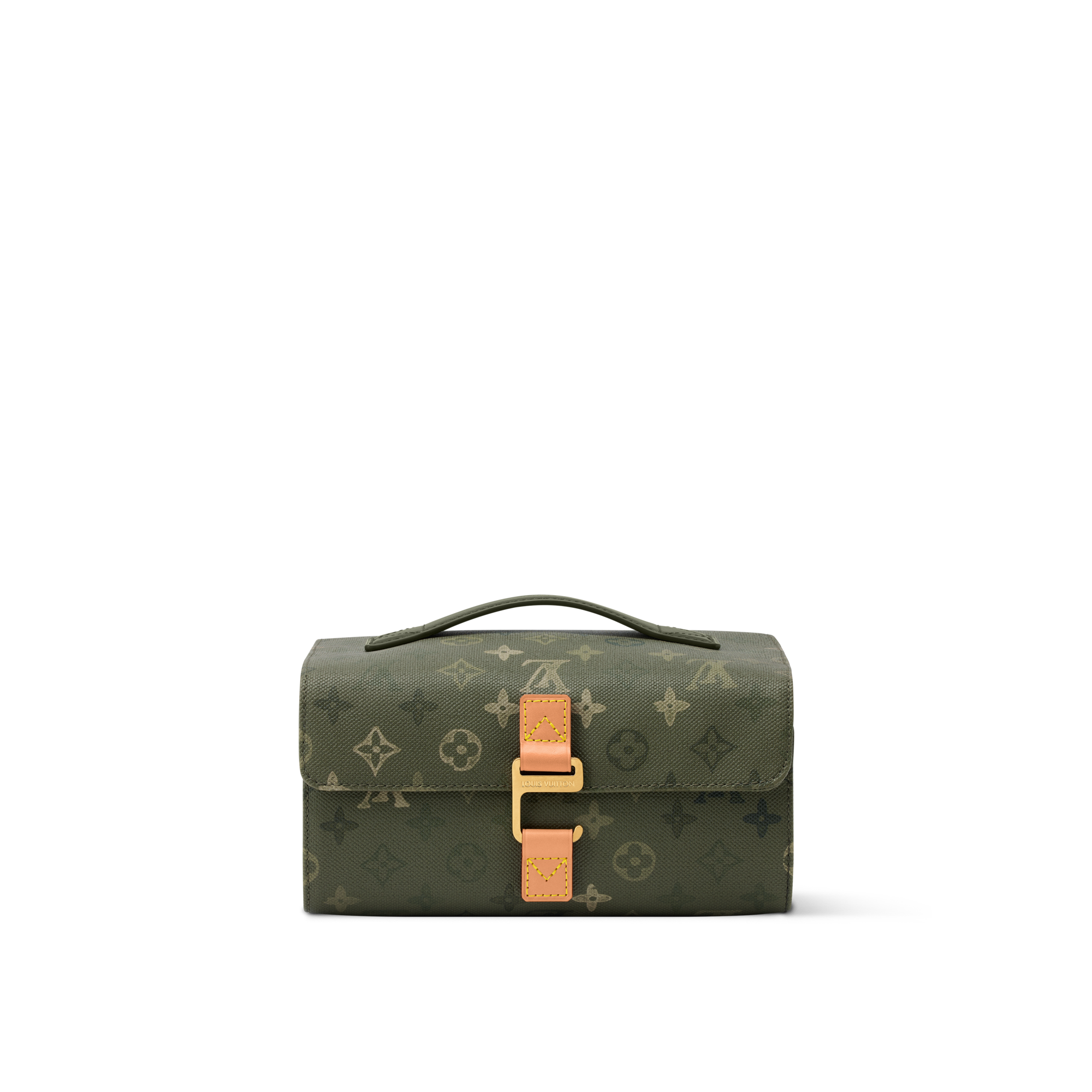 Louis Vuitton ケース モノグラム　カーキ スリム】LV マグネットカードホルダー カーキグリーン (Louis Vuitton